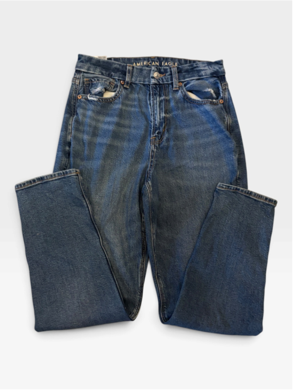 American Eagle Strigid Curvy Mom Jean - Size 6